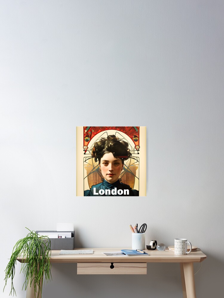 Thumbnail 2 of 3, Poster, London designed and sold by Colin-Bentham.