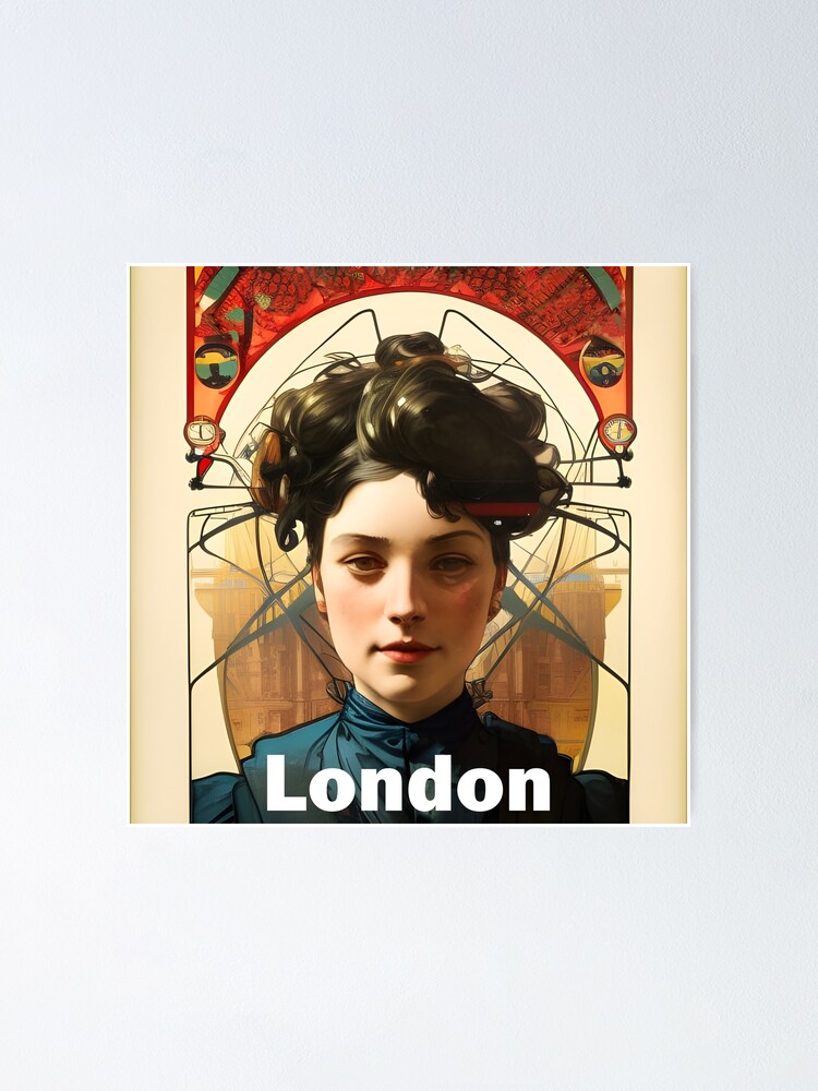 Thumbnail 1 of 3, Poster, London designed and sold by Colin-Bentham.