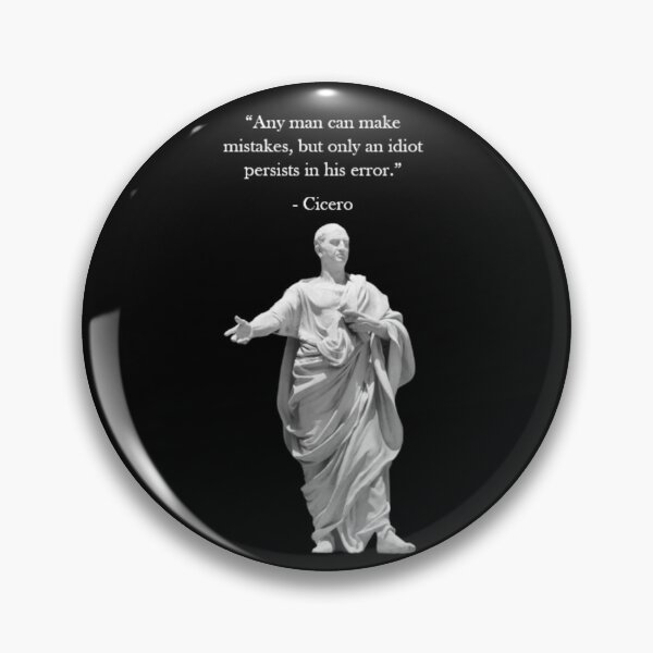 Item preview, Cicero Quote - Mistakes  designed and sold by Reed-Inc.