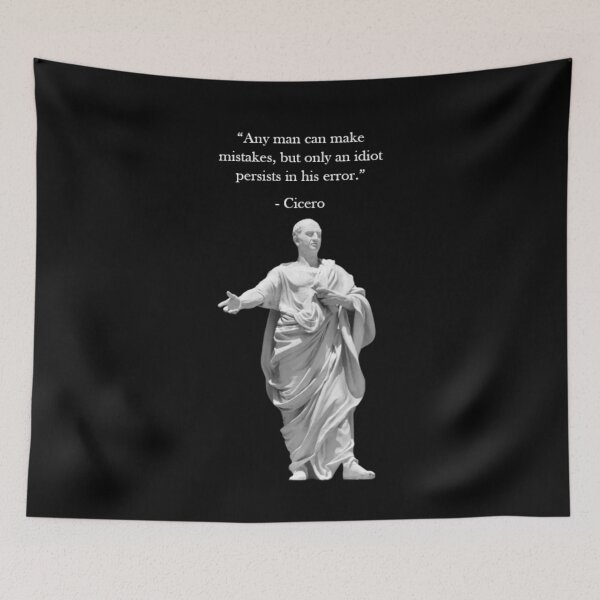 Item preview, Cicero Quote - Mistakes  designed and sold by Reed-Inc.