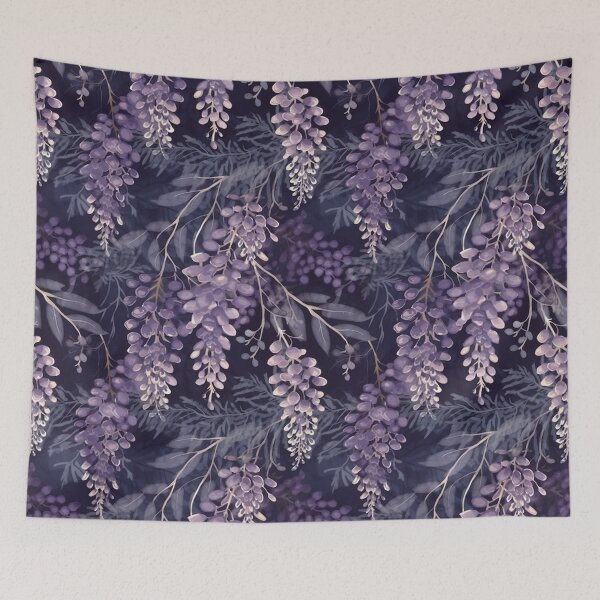 Item preview, Wisteria Leaves Pattern designed and sold by RooArtistry.