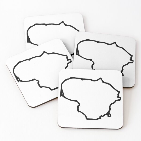 Item preview, Lithuania (Lietuva) Minimalistic Country Outline designed and sold by Natamus.