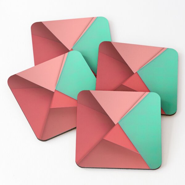 Item preview, Orange Green Geometric Background designed and sold by Juliascutecornr.