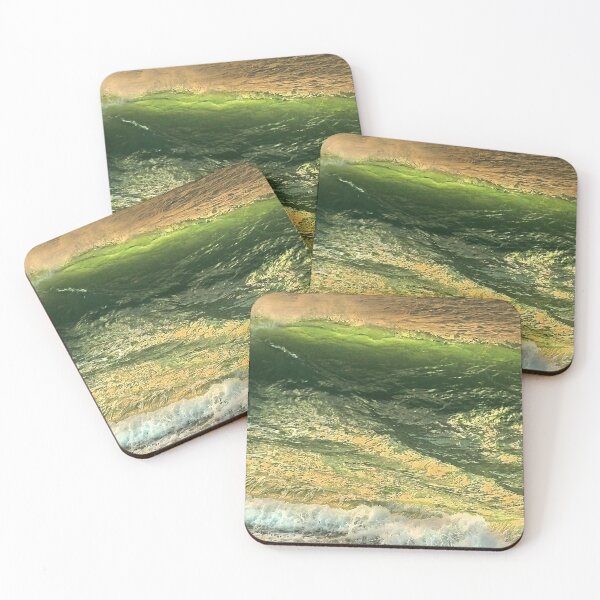 Item preview, green gold wave designed and sold by Tereza Pilar  Art.