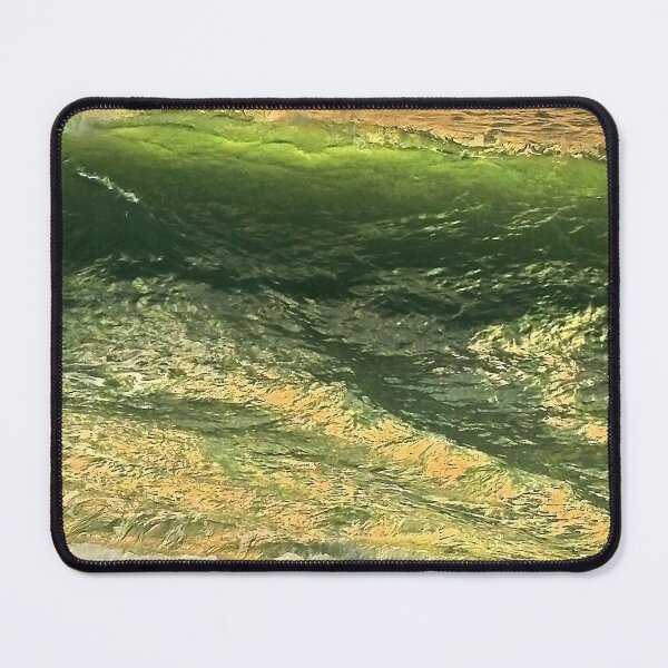 Item preview, green gold wave designed and sold by Tereza Pilar  Art.