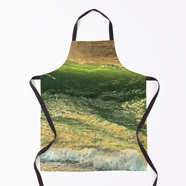 Item preview, green gold wave designed and sold by Tereza Pilar Art.