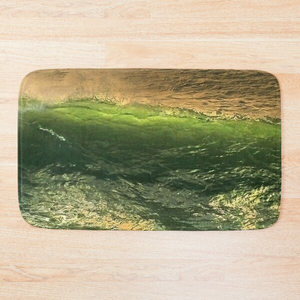 Item preview, green gold wave designed and sold by Tereza Pilar  Art.