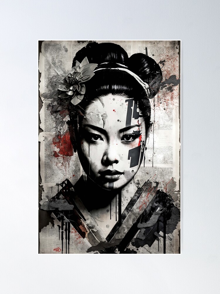 Sketchbook: Japan Geisha Asian Culture Premium Painting Cover