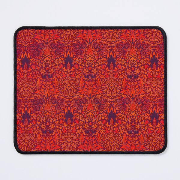 Item preview, SNAKESHEAD RED FLOWERS, AND BLUE LEAVES FLORAL PATTERN designed and sold by BulganLumini.