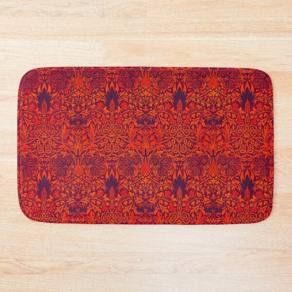 Item preview, SNAKESHEAD RED FLOWERS, AND BLUE LEAVES FLORAL  PATTERN designed and sold by BulganLumini.