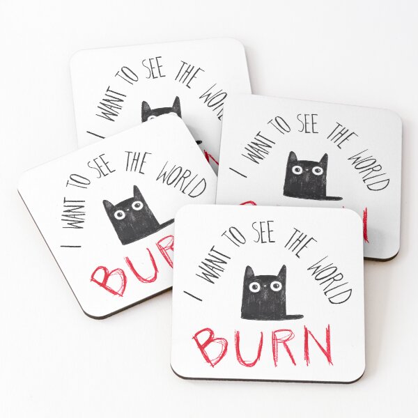 Item preview, I wanna see the world burn designed and sold by origamishop.