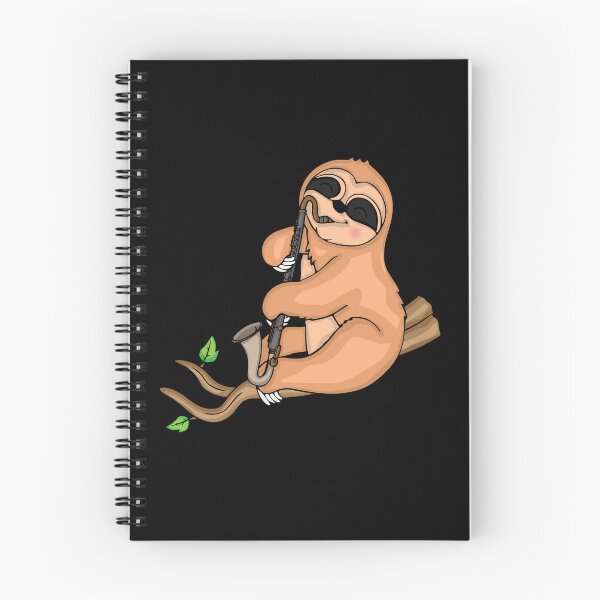 Item preview, Sloth Bass Clarinet Player Gift Kids Music Bass Clarinet designed and sold by DSWShirts.
