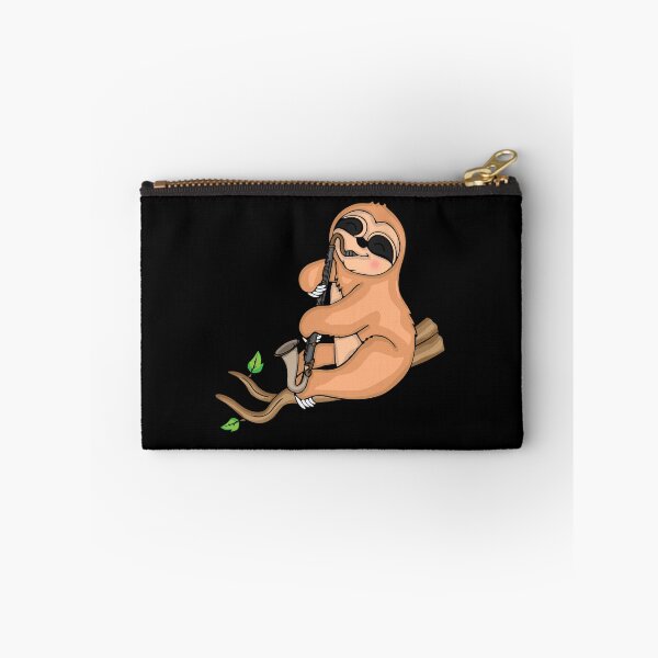 Item preview, Sloth Bass Clarinet Player Gift Kids Music Bass Clarinet designed and sold by DSWShirts.