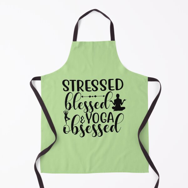 Item preview, Yoga Quote Stressed Blessed And Yoga Obsessed Motivational Saying designed and sold by SoccaTamam.