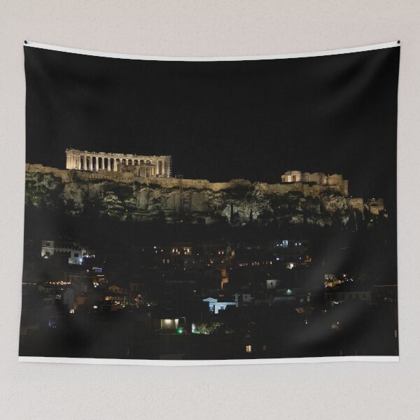 Item preview, Acropolis at night designed and sold by HazelWright.