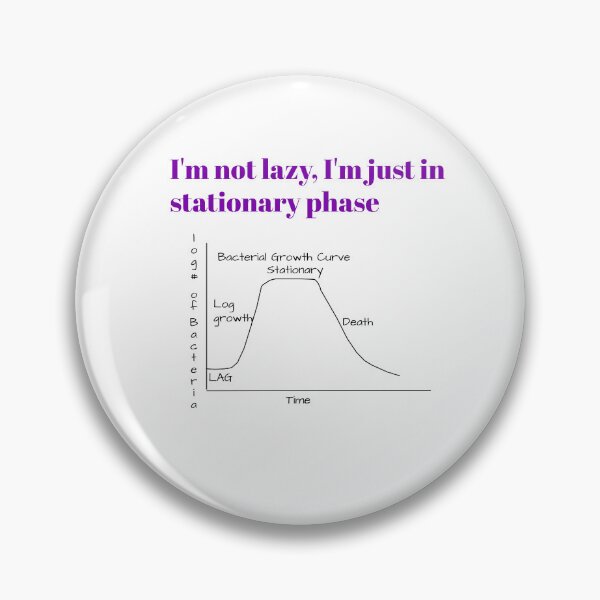 Item preview, Stationary phase in Microbiology designed and sold by old-pear.