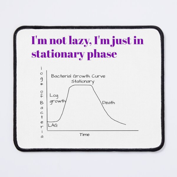 Item preview, Stationary phase in Microbiology designed and sold by old-pear.