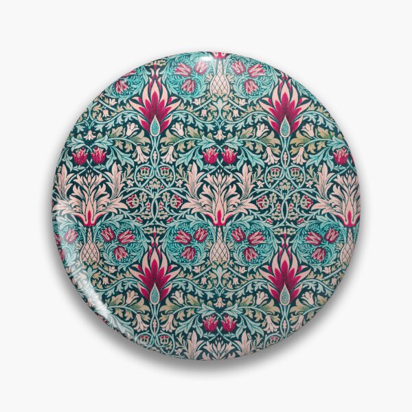 Item preview, SNAKESHEAD PINK FLOWERS, AND TEAL BLUE LEAVES FLORAL  PATTERN designed and sold by BulganLumini.