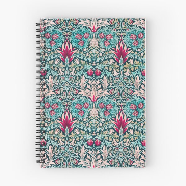 Item preview, SNAKESHEAD PINK FLOWERS, AND TEAL BLUE LEAVES FLORAL  PATTERN designed and sold by BulganLumini.