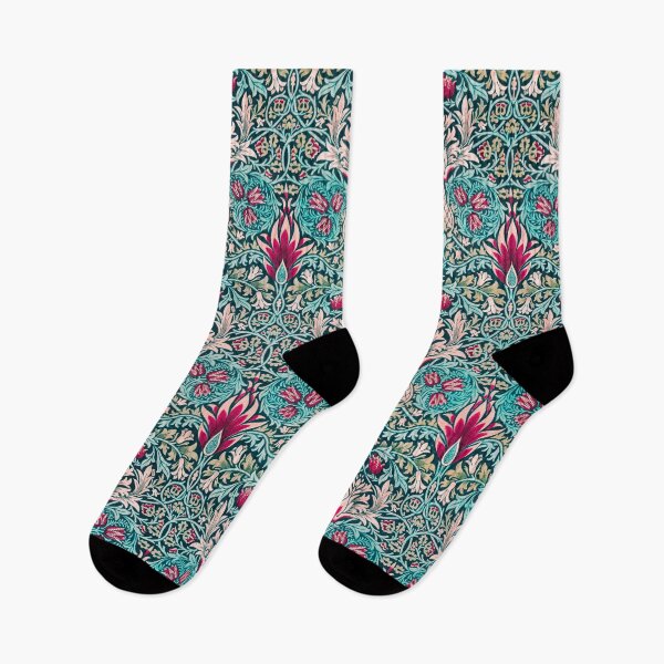 Item preview, SNAKESHEAD PINK FLOWERS, AND TEAL BLUE LEAVES FLORAL  PATTERN designed and sold by BulganLumini.
