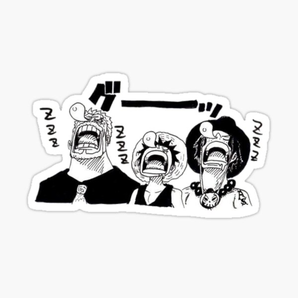 One Piece Monkey D. Luffy Sticker - Sticker Mania