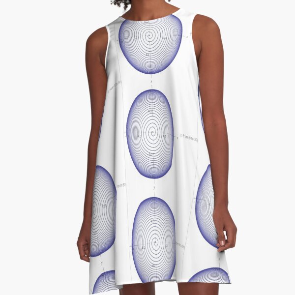 Spiral A-Line Dress