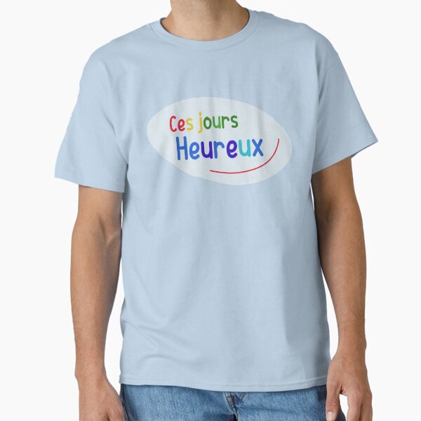 Aperçu de l'œuvre Nos jours heureux - t-shirt des animateurs créée et vendue par Soronelite.