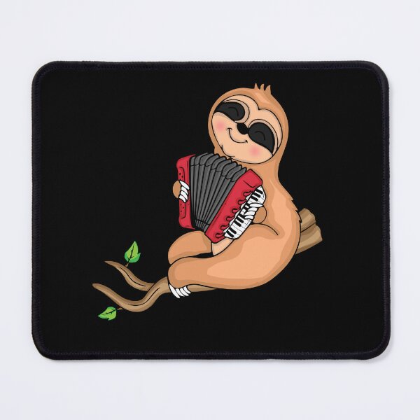 Item preview, Accordion Player Men Folk Music Sloth Accordion designed and sold by DSWShirts.