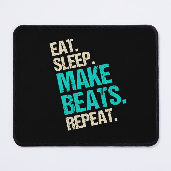 Item preview, Eat Sleep Make Beats Repeat Dj Music Producer Shirts designed and sold by knapst.