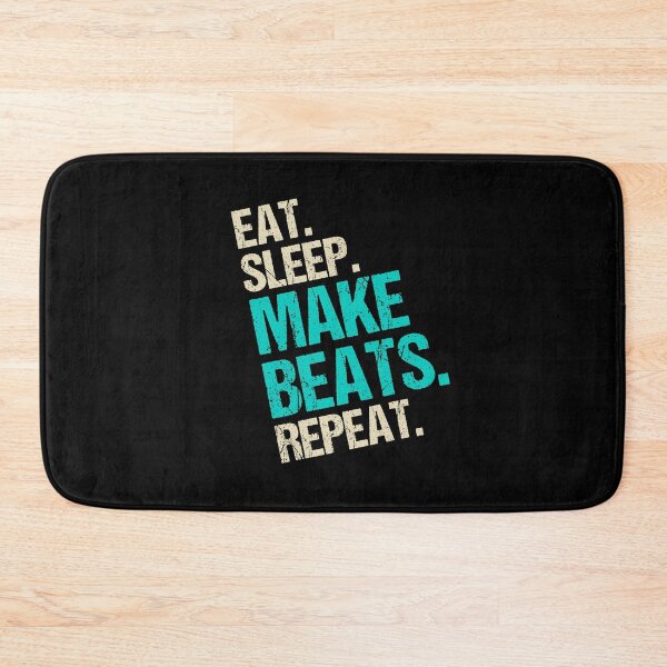 Item preview, Eat Sleep Make Beats Repeat Dj Music Producer Shirts designed and sold by knapst.