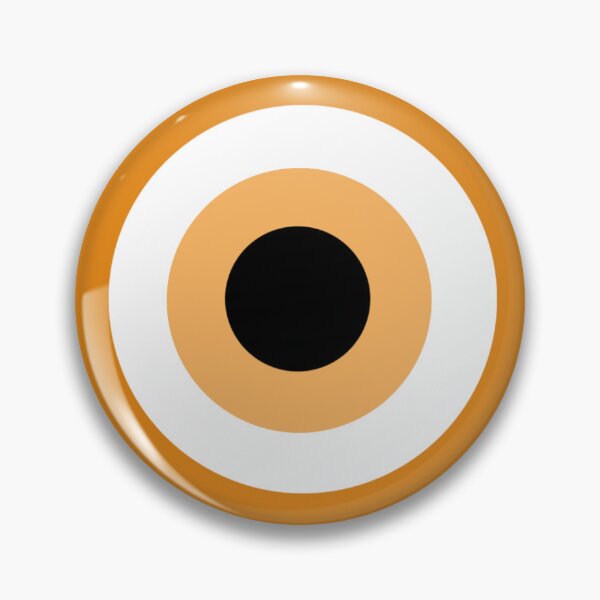 Item preview, orange evil eye  designed and sold by Dakotah Collins.