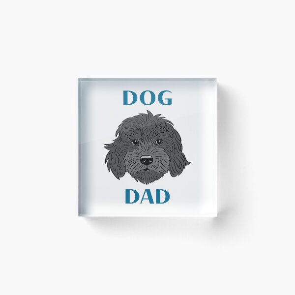 Item preview, Dog Dad Black cockapoo,cavapoo, labradoodle, yorkipoo design designed and sold by laurendemoet.