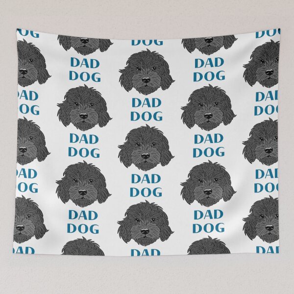 Item preview, Dog Dad Black cockapoo,cavapoo, labradoodle, yorkipoo design designed and sold by laurendemoet.