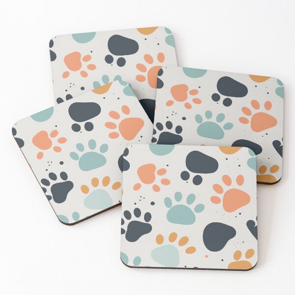 Item preview, Colorful Pawprints of pets designed and sold by ManuelAndreas.