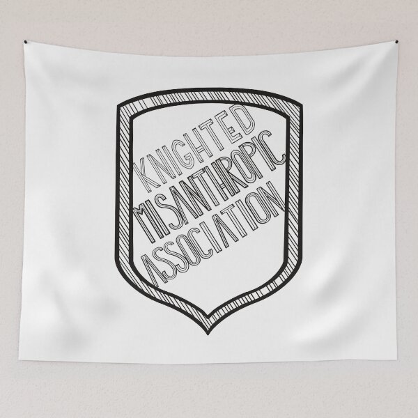 Item preview, Knighted Misanthropic Association Funny Acronym Design designed and sold by Twisted-Teeze.