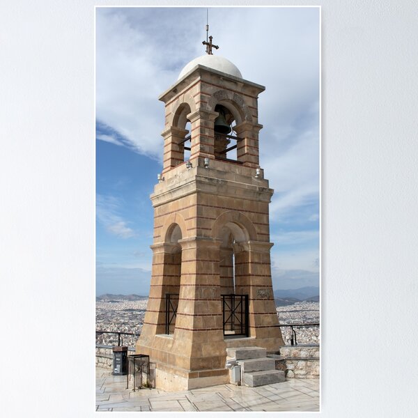 Item preview, Bell tower of Agios Giorgios chapel, Athens designed and sold by HazelWright.
