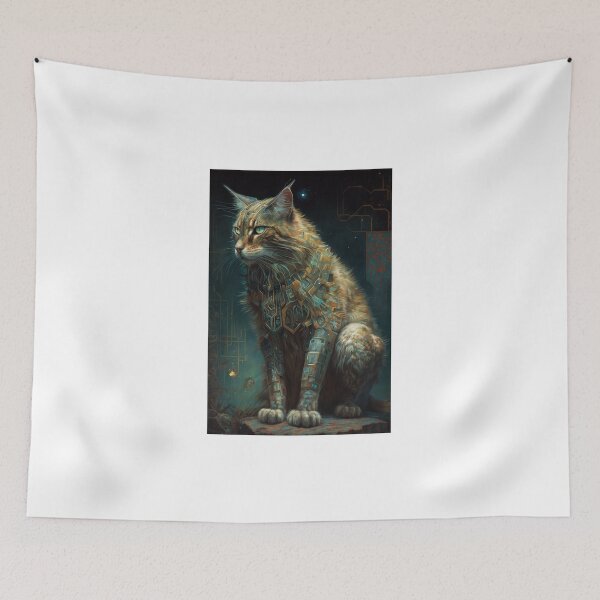 Item preview, Fantastical Felines #E3DECE0B designed and sold by nixlim.