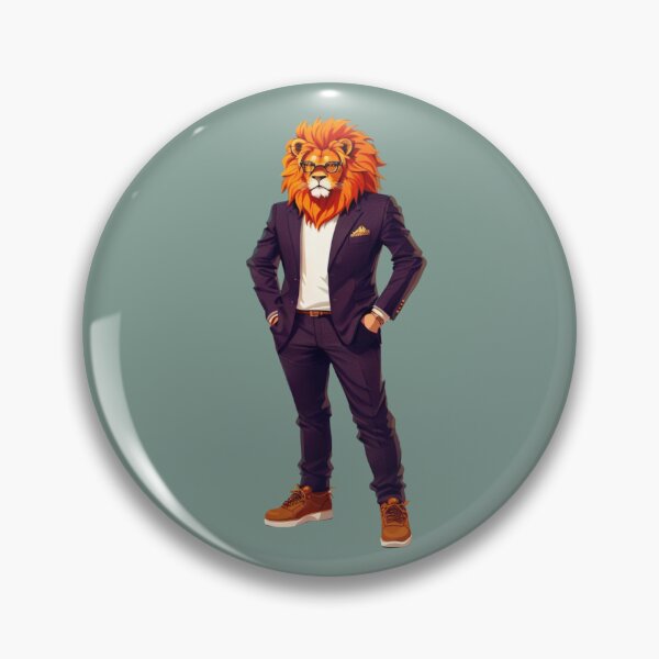 Item preview, Hipster Lion V11 designed and sold by HipsterAnimals.