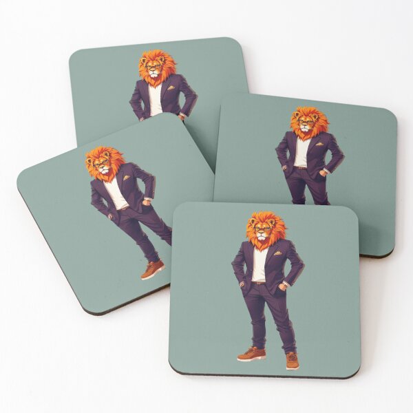 Item preview, Hipster Lion V11 designed and sold by HipsterAnimals.