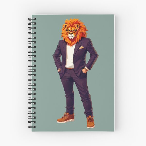 Item preview, Hipster Lion V11 designed and sold by HipsterAnimals.