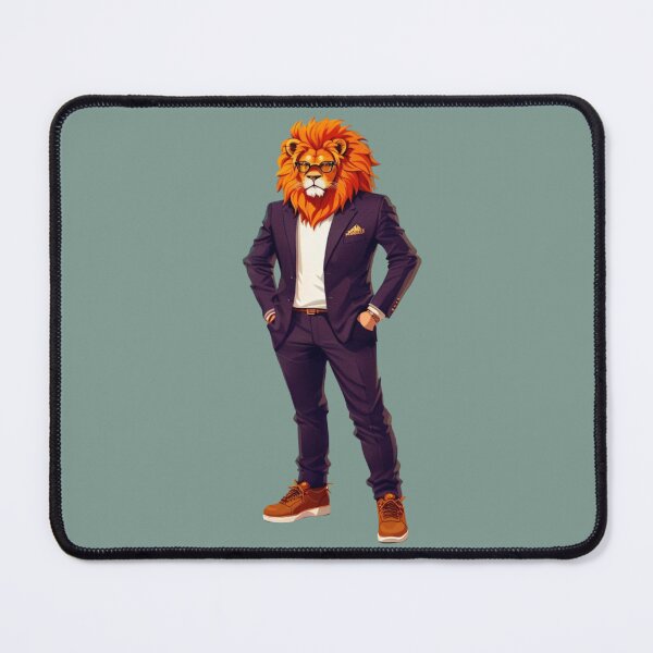 Item preview, Hipster Lion V11 designed and sold by HipsterAnimals.