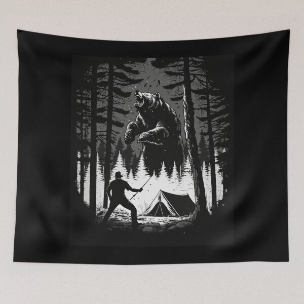 Item preview, Camping With Bears. designed and sold by DiamondPixel.