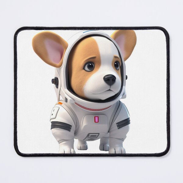 Artikelvorschau, Astronaut style Corgi dog, kitten isolated object 16 entworfen und verkauft von jetaiart.