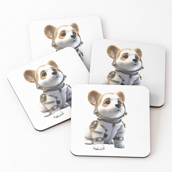 Artikelvorschau, Astronaut style Corgi dog, kitten isolated object 17 entworfen und verkauft von jetaiart.