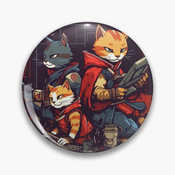 Item preview, Cyberpunk Cats designed and sold by Jazzy-Lamps.