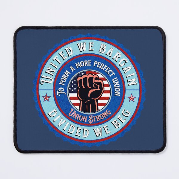 Item preview, United We Bargain Divided We Beg | Union | Hard Hat designed and sold by Wavecrest Wearables.