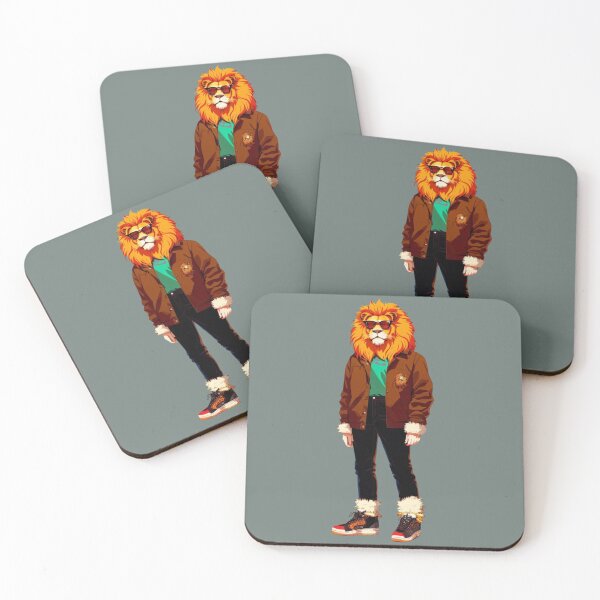 Item preview, Hipster Lion V12 designed and sold by HipsterAnimals.