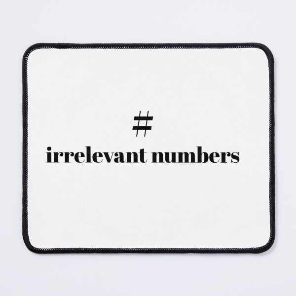 Item preview, #irrelevant numbers designed and sold by old-pear.