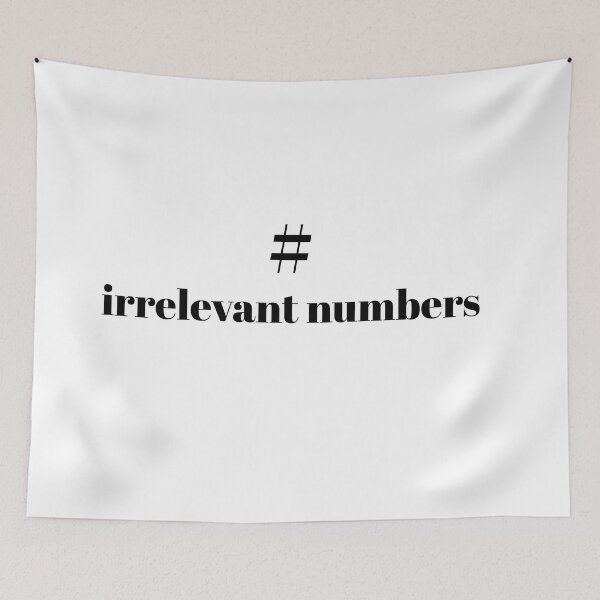 Item preview, #irrelevant numbers designed and sold by old-pear.