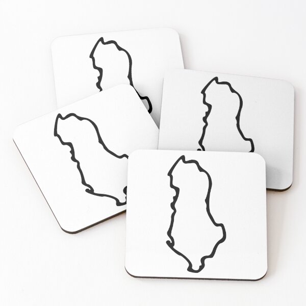 Item preview, Albania (Shqipëria) Minimalistic Country Outline designed and sold by Natamus.